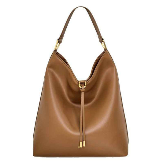 Suede Tote Bag for Women, Large Capacity Commute Crossbody Bucket Bag