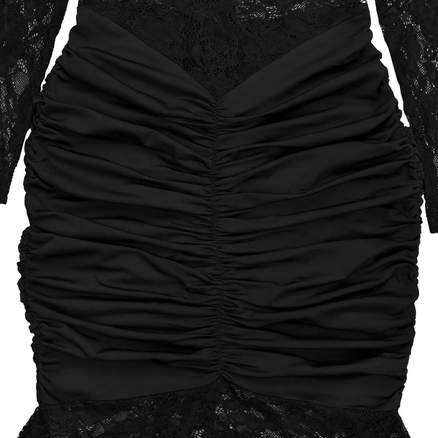 Fashion Women's Sexy One-Shoulder Lace Bodycon Dress