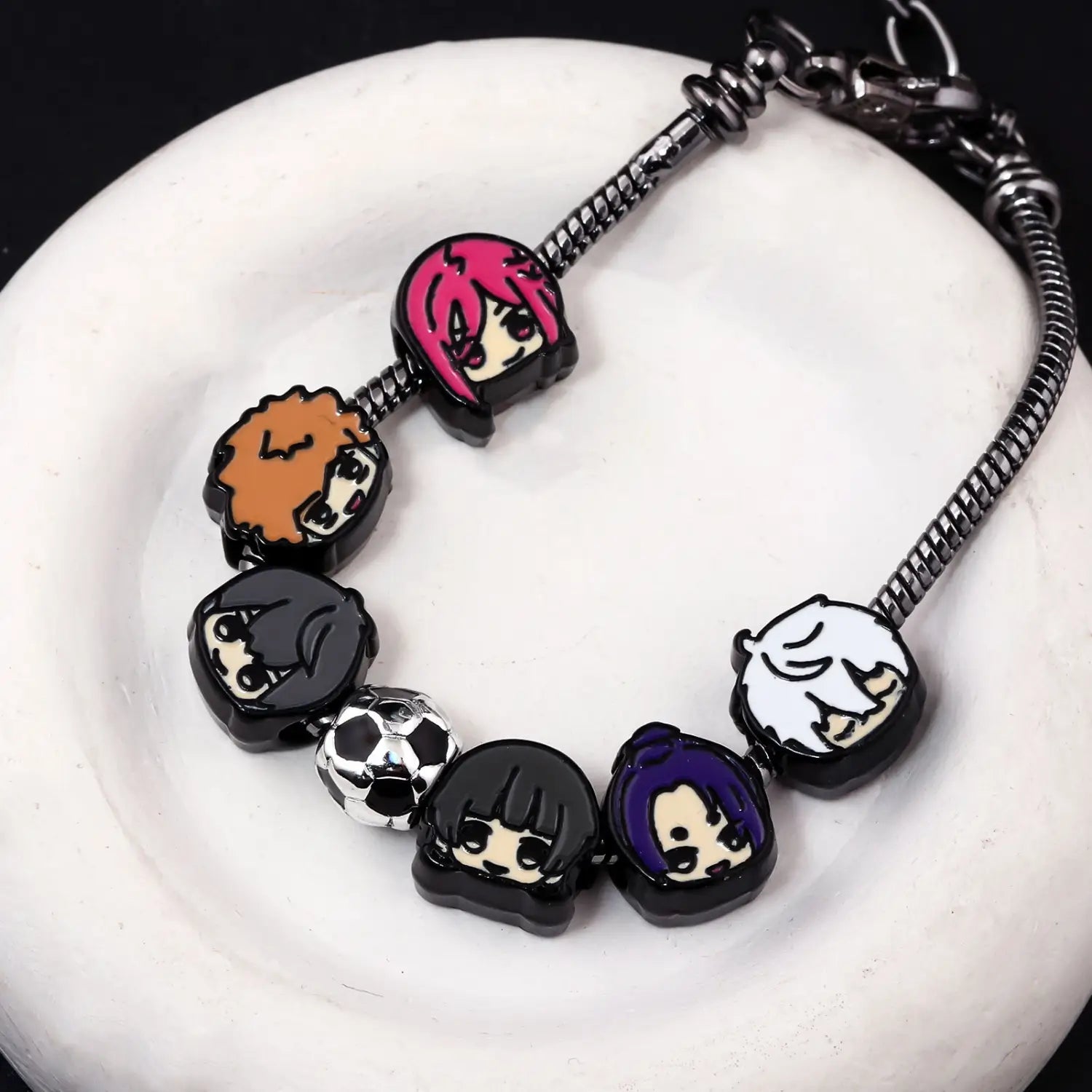 Blue prison diy bracelet national god renjaku senkiri hyoma kirishima ryosuke kiyoshi cartoon metal diy bracelet