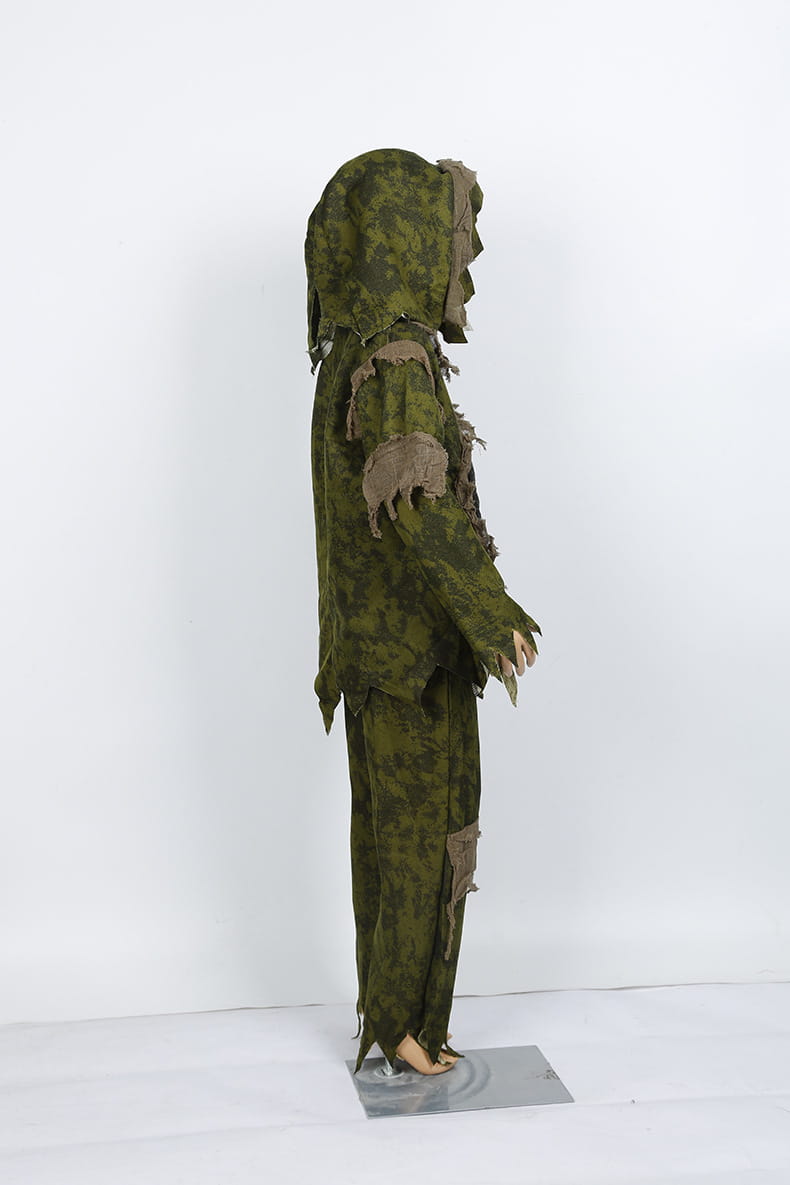 Halloween costume kids cosplay boy swamp monster outfit scary mask intestine costume