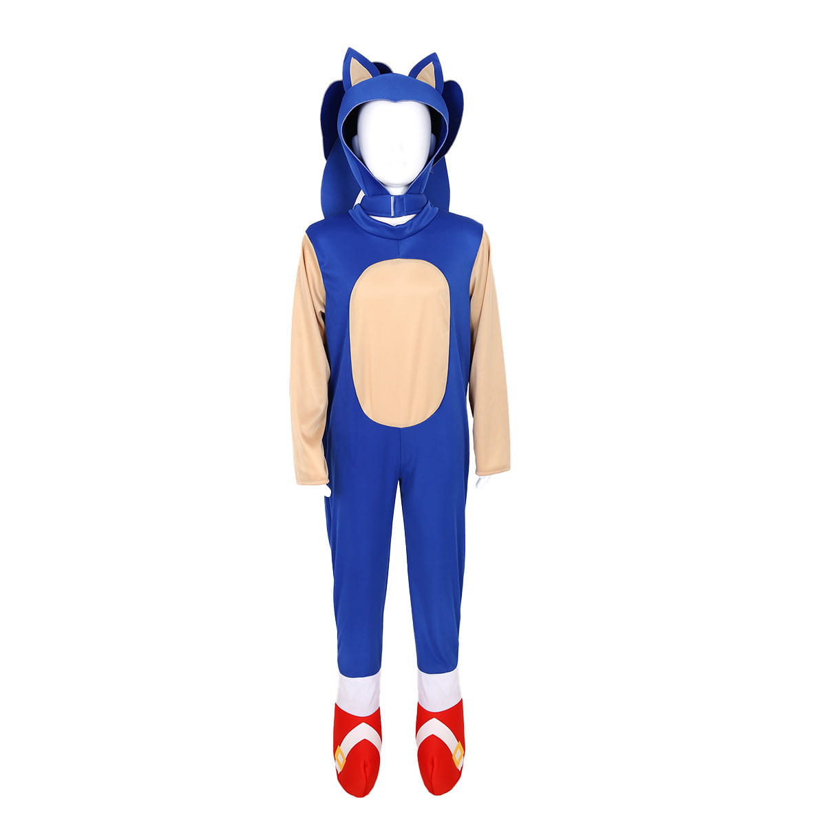Halloween costume hedgehog blue sonic costume super sonic the hedgehog performance outfit