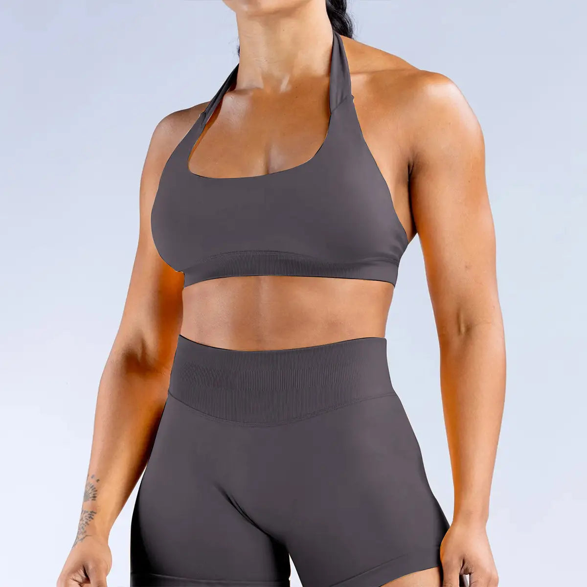 Flex & Flow: Backless Shock-Absorbing Yoga Bra Set