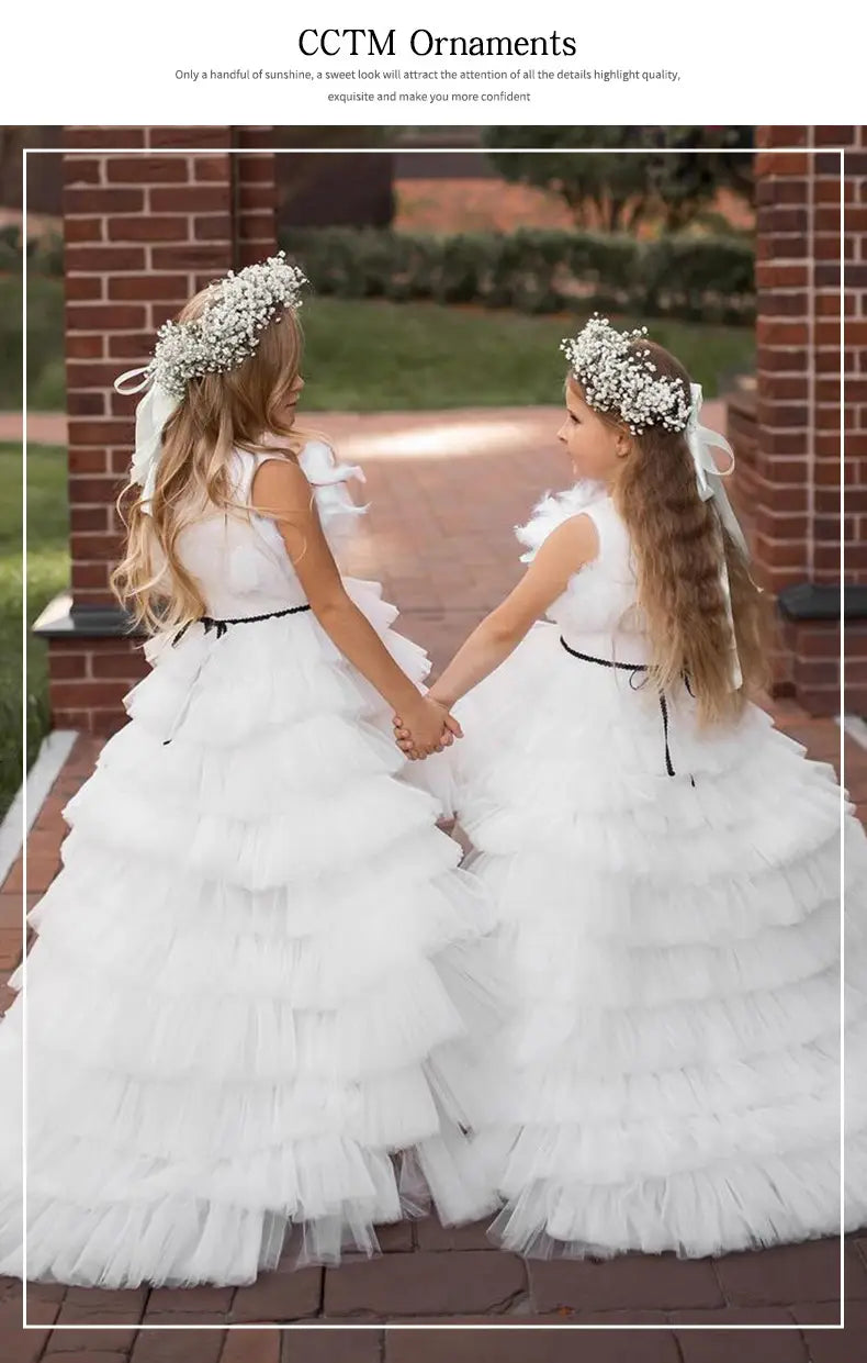 Children’s fluffy skirt sweet camisole princess skirt