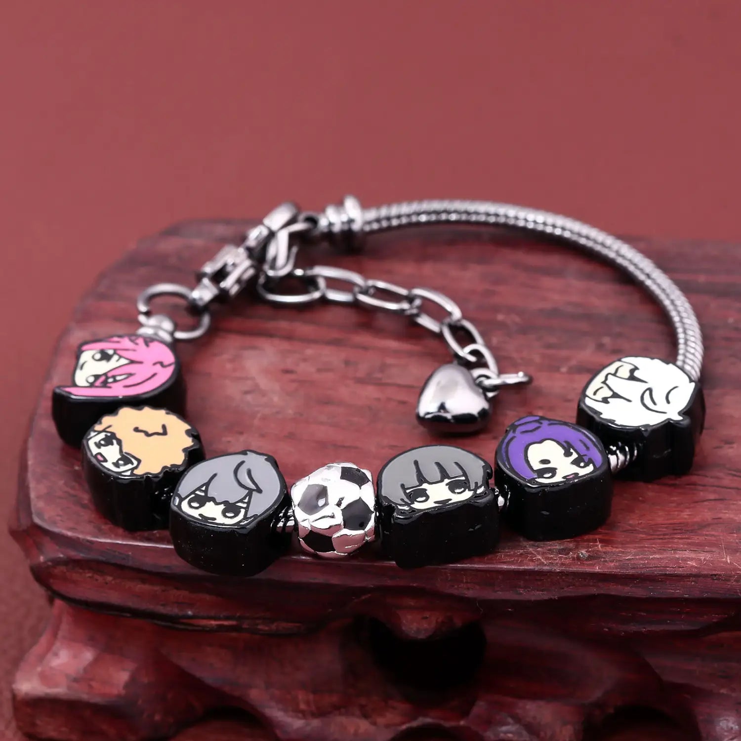 Blue prison diy bracelet national god renjaku senkiri hyoma kirishima ryosuke kiyoshi cartoon metal diy bracelet