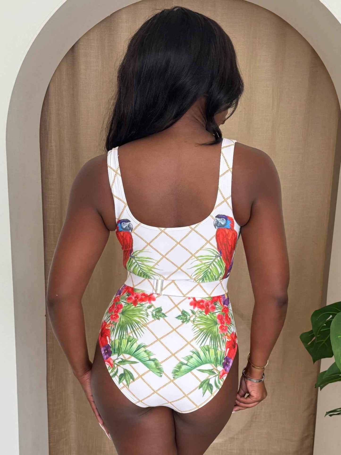 Island Muse Parrot One-piece