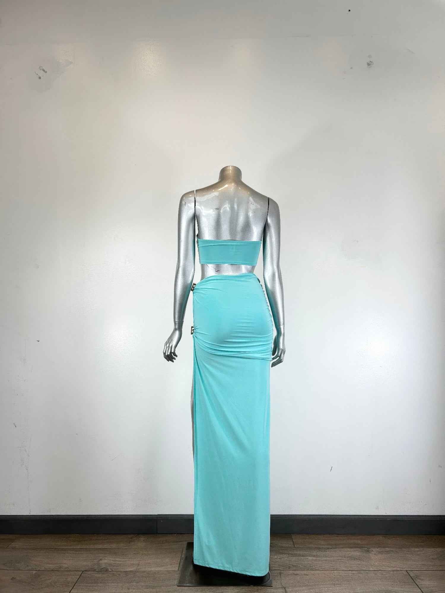 Two-piece Matching Skirt Set,bandeau-style