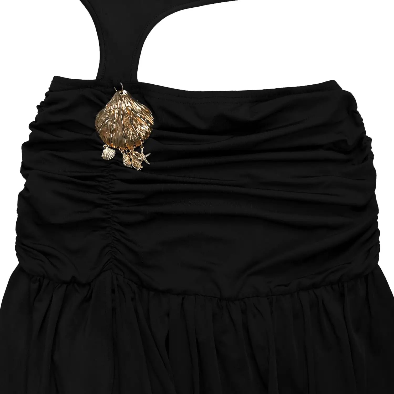 Fashion women’s sexy solid color sleeveless crop open fork dress