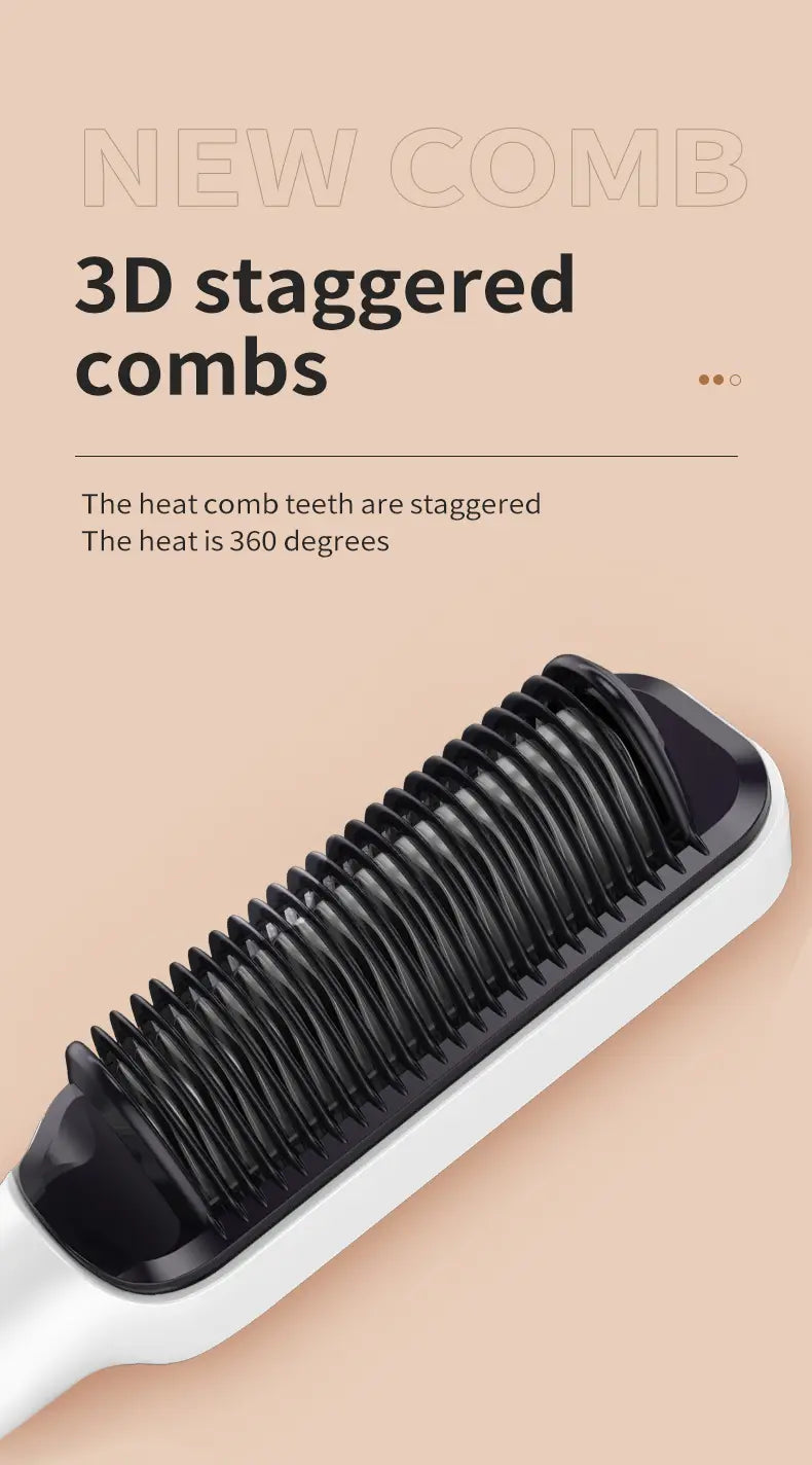 Lazy Luxe: Dual-Purpose Electric Hair Straightener