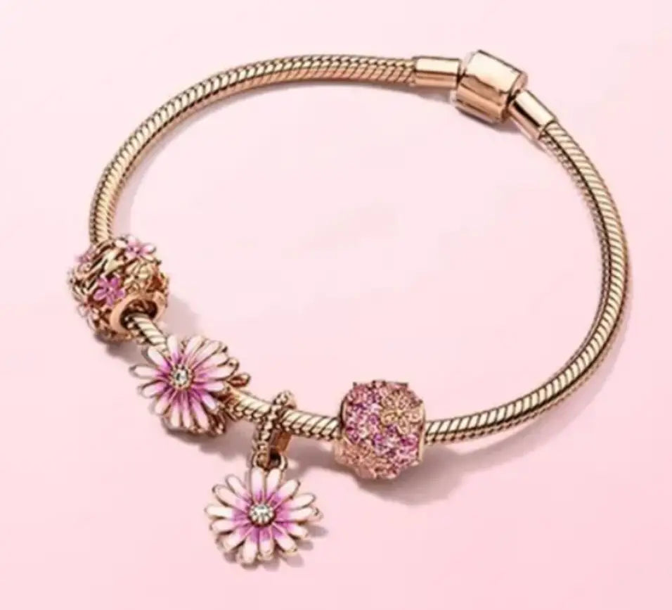 Bracelet hollow galaxy rose gold series daisy series bracelet