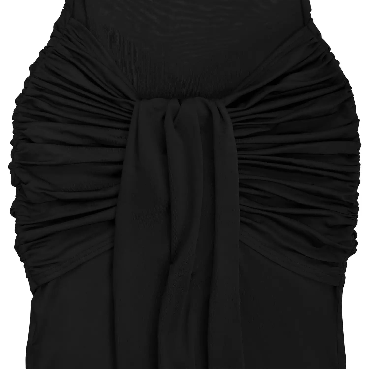 Fashion women’s sexy sheer mesh halter tie-back dress