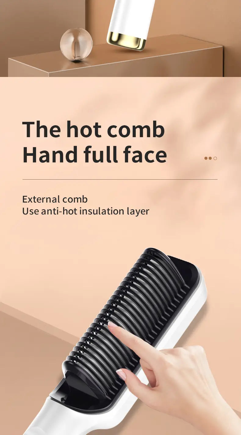 Lazy Luxe: Dual-Purpose Electric Hair Straightener