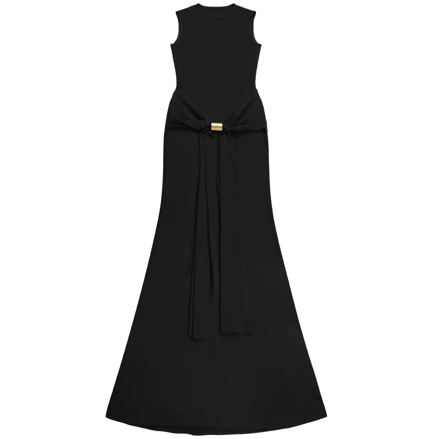 Fashion women’s elegant solid color slim backless dress
