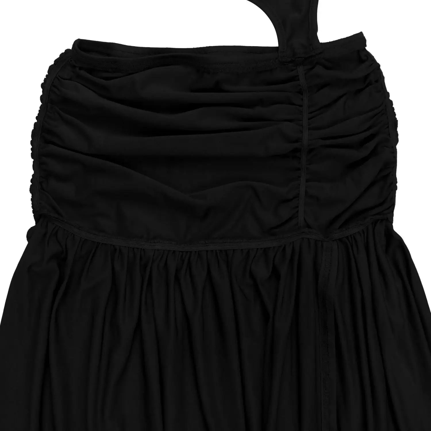 Fashion women’s sexy solid color sleeveless crop open fork dress
