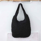 Handheld Bag Everyday Commute Versatile Woven Bag Vacation Shoulder Bag