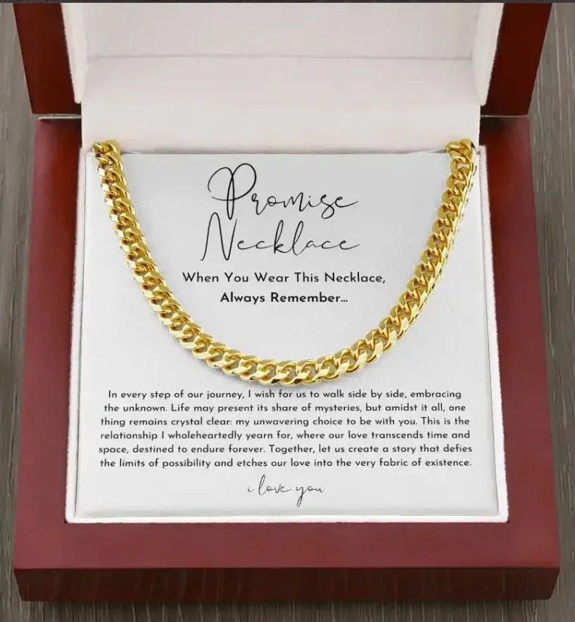 Cuban chain jewelry men’s necklace gift set