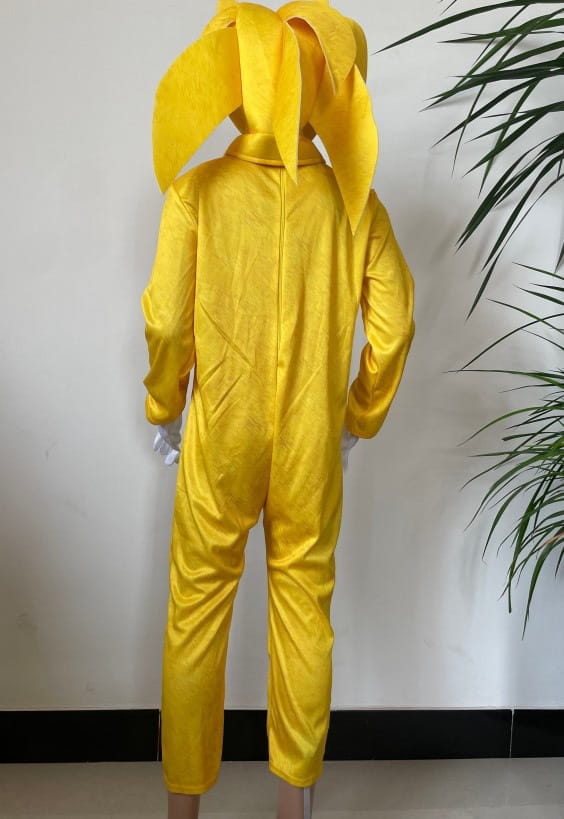 Halloween carnival cosplay costume sonic the hedgehog super sonic character costume performance outfit