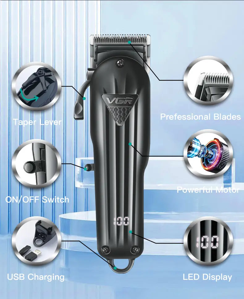 Ultimate Electric Hair Clipper: Recharge & Style with Ease