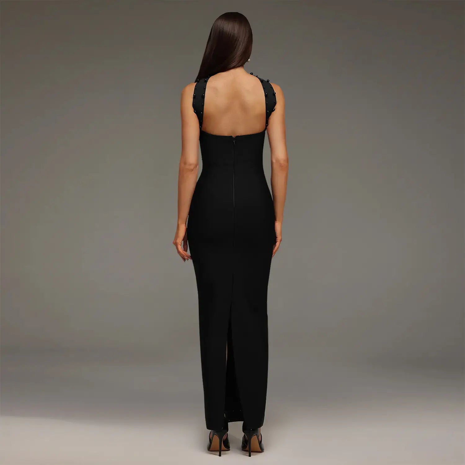Elegant Embellished Bodycon Strapless Dress for Women