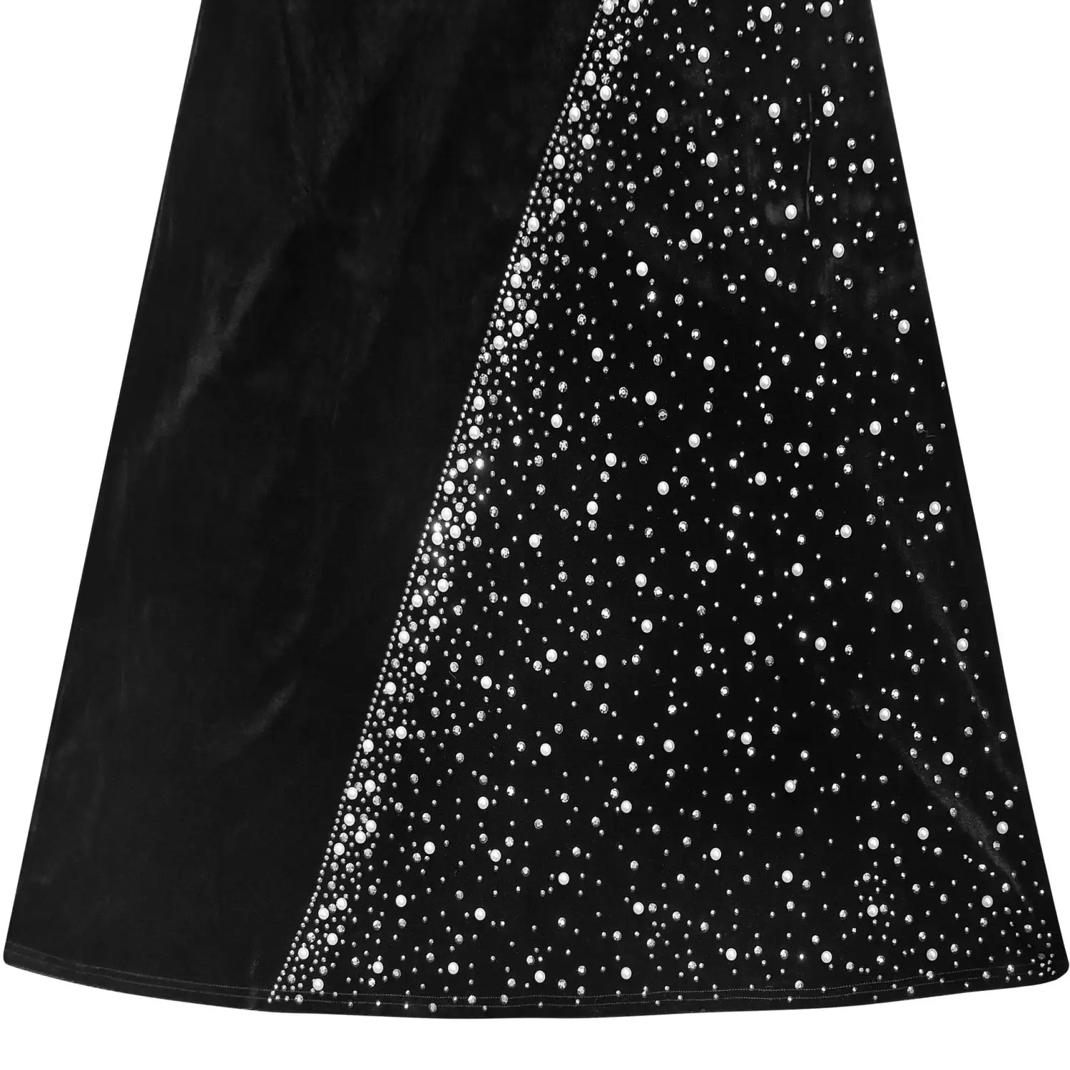 Elegant velvet embellished dress for women fashionable chic cocktail dress