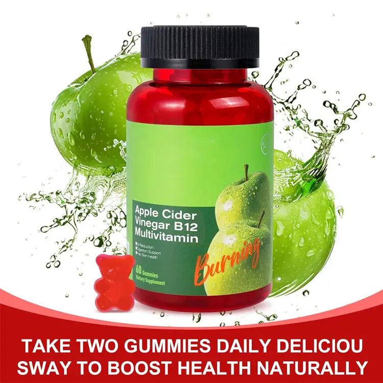 Apple cider vinegar gummies with a b12 boost!