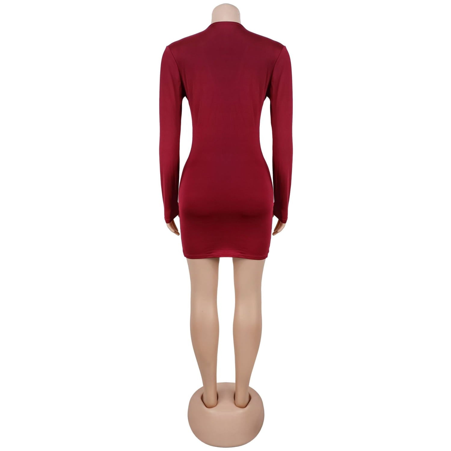 Fashionable women’s sexy deep v-neck bodycon dress with snake pattern accessories
