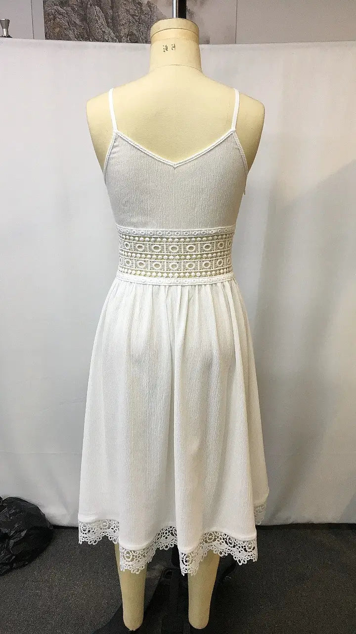 Effortless Western Ranch Strap Dress for Summer Vibes