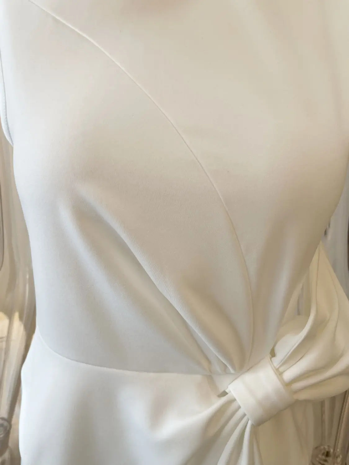 Elegant butterfly knot dressshort sleeveone shoulder design a-line silhouettewomen’s dress