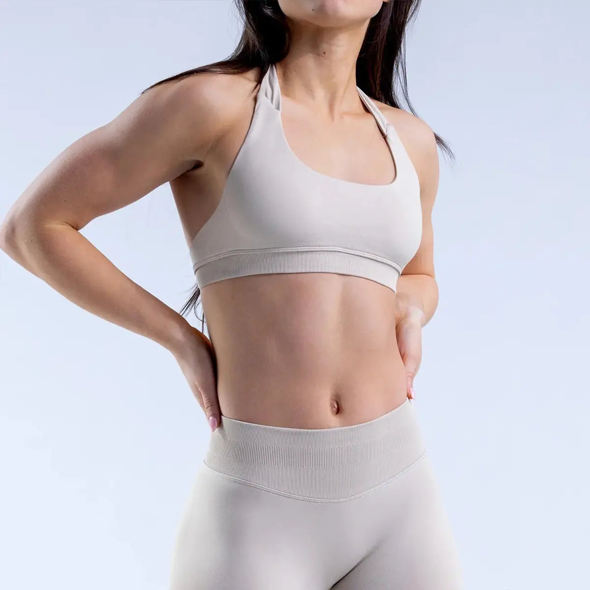 Flex & Flow: Backless Shock-Absorbing Yoga Bra Set