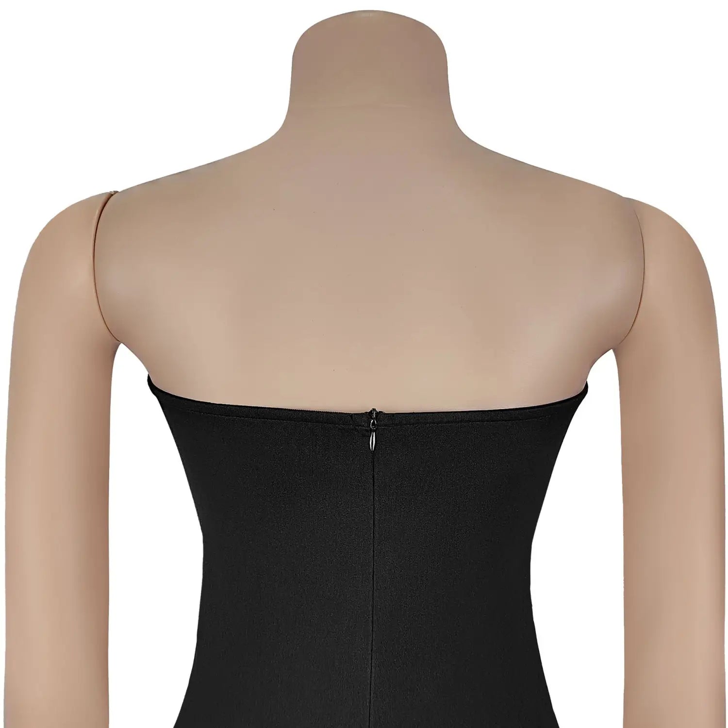 Style summer rhinestone bodysuit sexy strapless unique straight fit solid color long pants for women