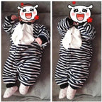 Cozy Flannel Infant Jumpsuit for Newborns 0-18 Months