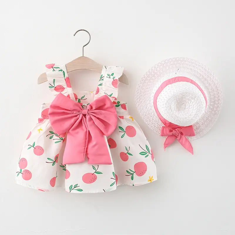 Summer new princess suspender dress baby cotton skirt children’s clothing