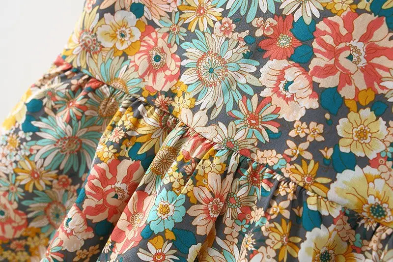 Children’s skirts chest bow dresses pastoral princess skirts send hats baby beach skirts