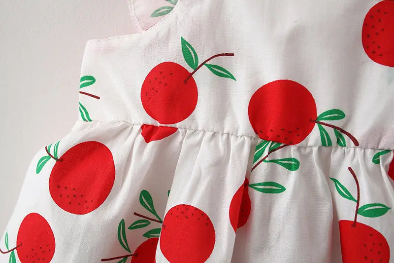 Summer new princess suspender dress baby cotton skirt children’s clothing