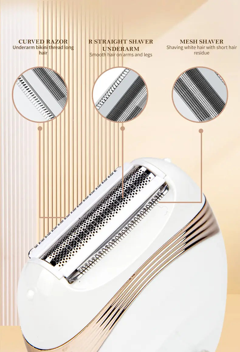 Smooth & Portable: Mini Electric Hair Remover for Women