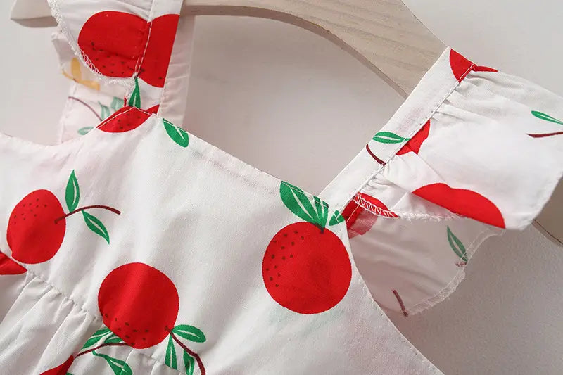 Summer new princess suspender dress baby cotton skirt children’s clothing