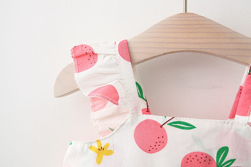 Summer new princess suspender dress baby cotton skirt children’s clothing