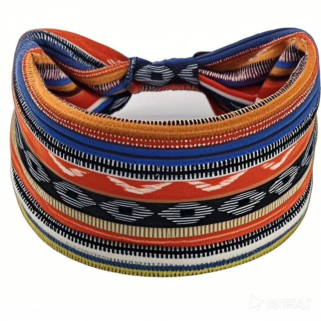 Bohemian Cotton Headscarf for Effortless Style