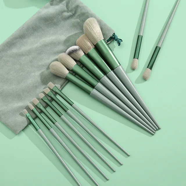 Essential 13-Piece Makeup Brush Set for Flawless Beauty