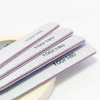 Precision Half Moon Nail File Buffer - 100/180 Grit