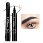 Four Fork Eyebrow Pencil: Natural & Waterproof Colors