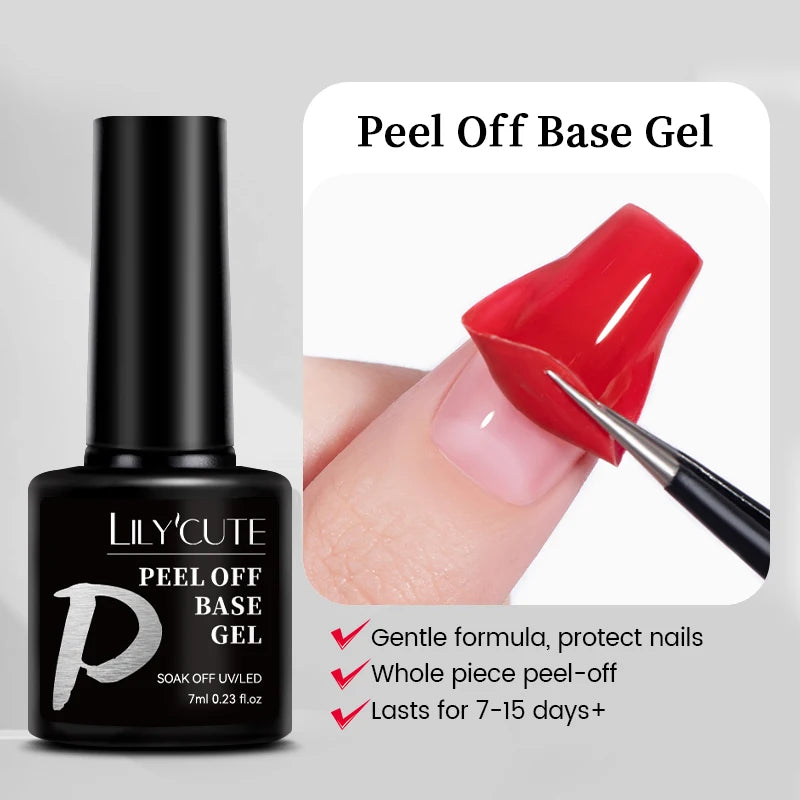 Vibrant LILYCUTE 129 Colors Gel Polish - 7ML Perfection