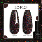 Vibrant LILYCUTE 129 Colors Gel Polish - 7ML Perfection