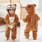 Cozy Unicorn & Dinosaur Baby Rompers for Boys & Girls