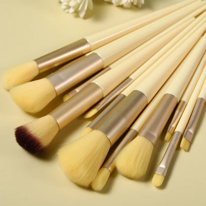 Essential 13-Piece Makeup Brush Set for Flawless Beauty