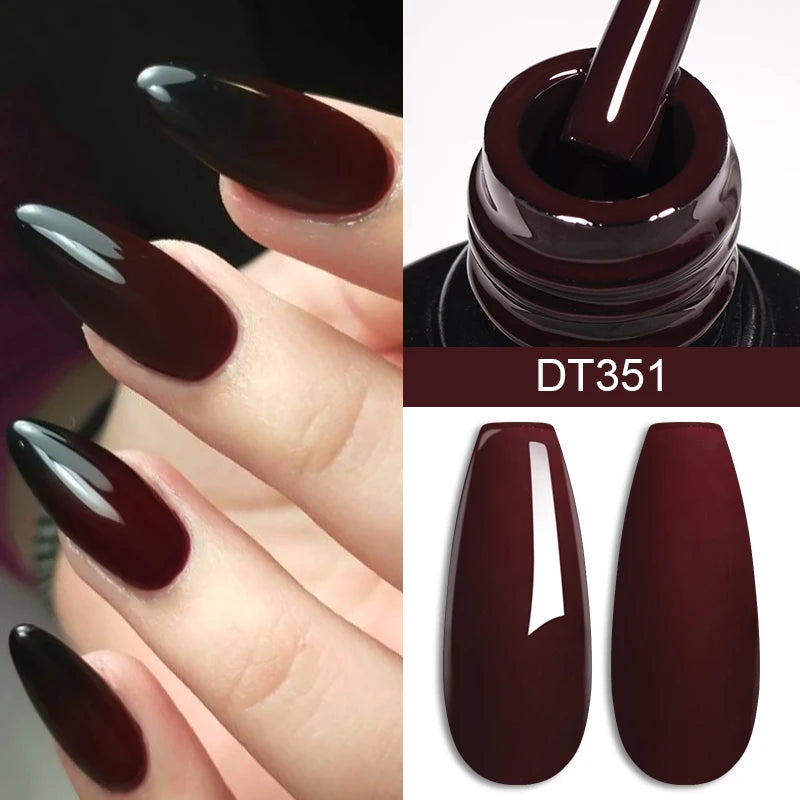 Crystal Red Soak-Off UV Gel - Nail Art Essential
