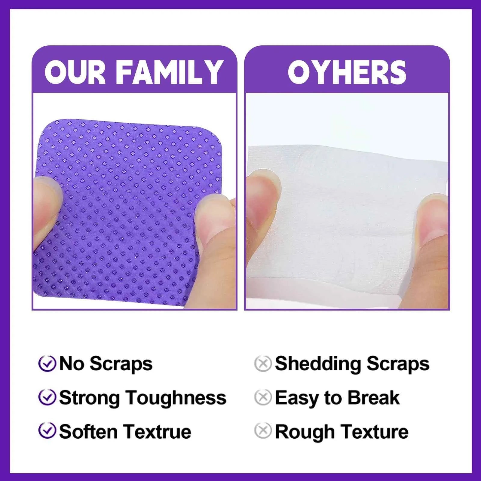 Professional UV Gel Remover Cotton Pads for Manicures