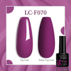 Vibrant LILYCUTE 129 Colors Gel Polish - 7ML Perfection