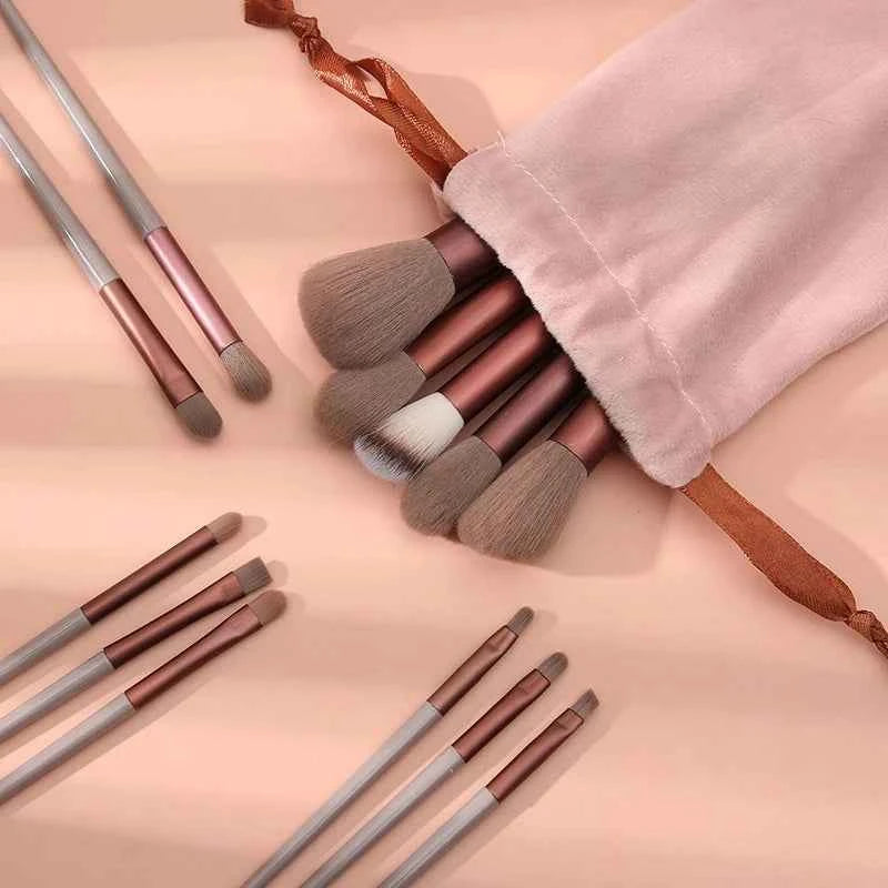 Essential 13-Piece Makeup Brush Set for Flawless Beauty