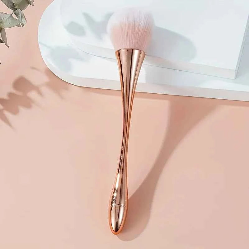 Soft Rose Golden Brush Set: Highlight, Blush & Powder