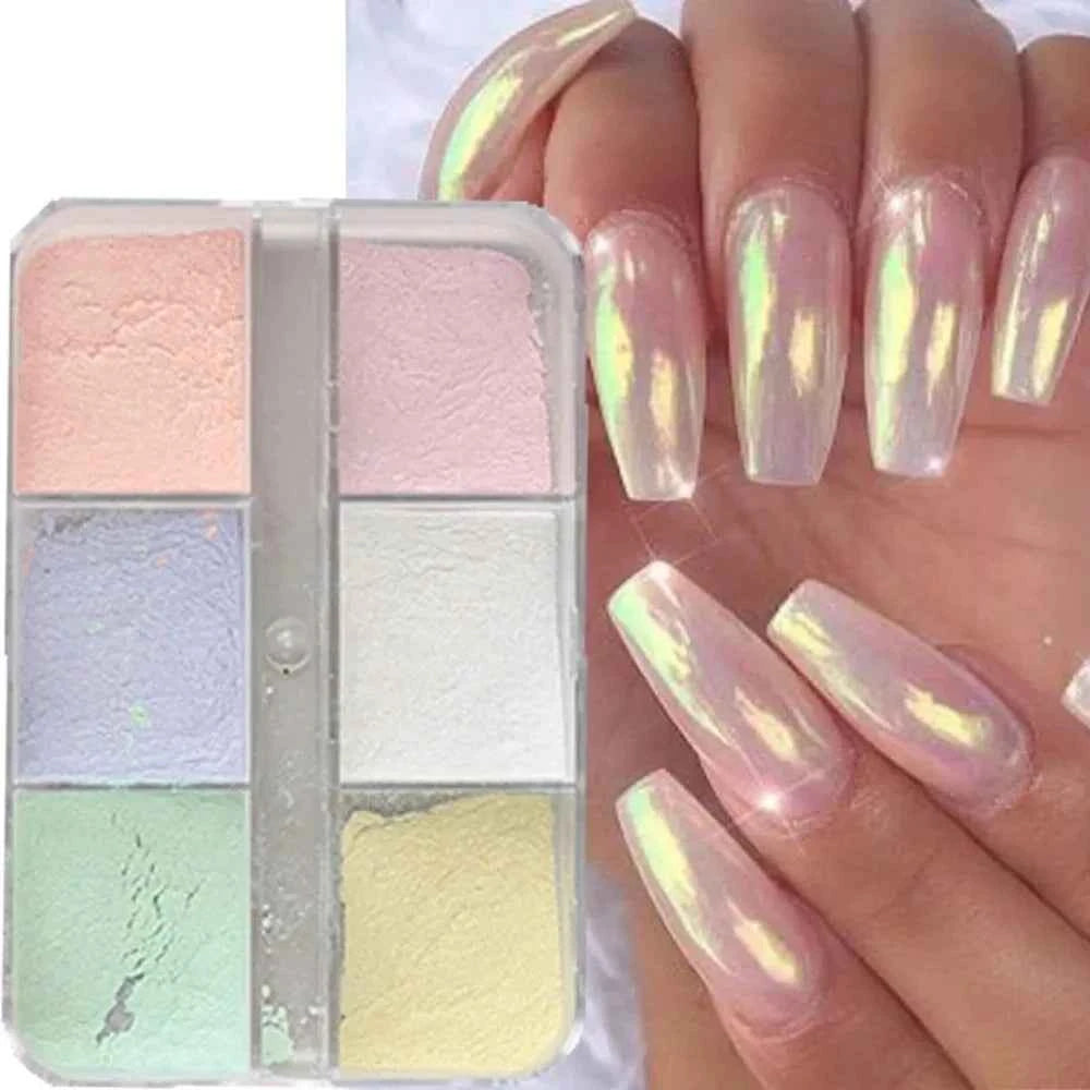 Moonlight Metallic Chrome Nail Powder for Stunning Effects